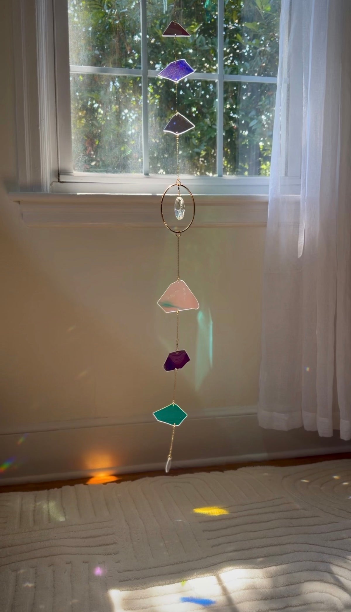 Prism Thread with Crystal